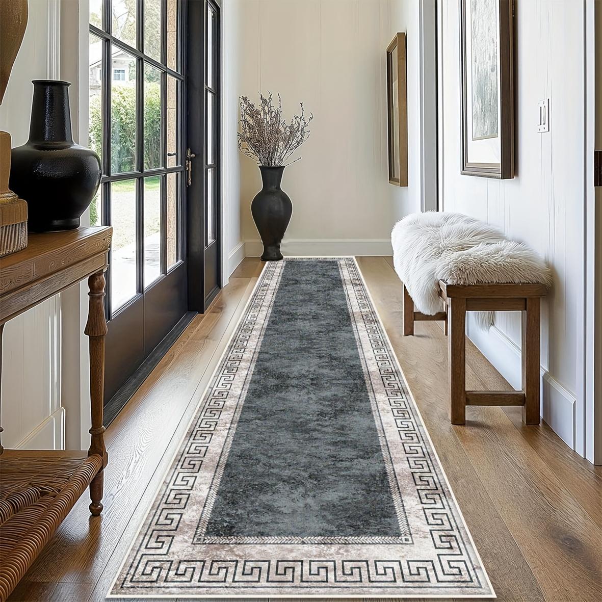 

VIKAMA Прямоугольный коврик в стиле luxury для прихожей, противоскользящий, износостойкий, коврик для двери, спальни, кухни, декор для дома 60x180cm 24x71inch