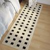 Anti-Slip Bedside Floor Rug Home Decor Long Area Bedroom Foot Mat Living Room Floor Carpet Water Absorbing Carpet Long Strip Rug