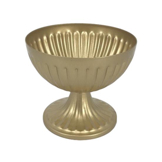 Golden Metal Vase Polished Vintage Vase Dining Table Flowers Holder for Flower Arrangement Table Centerpiece Home Wedding Decoration