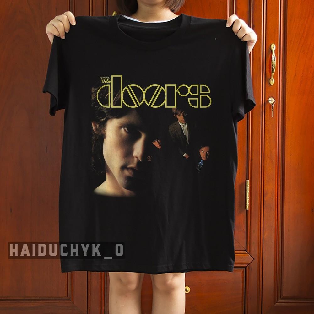 

The Doors Album Retro Unisex Black T-shirt Size S-5XL Unisex T-Shirt XL