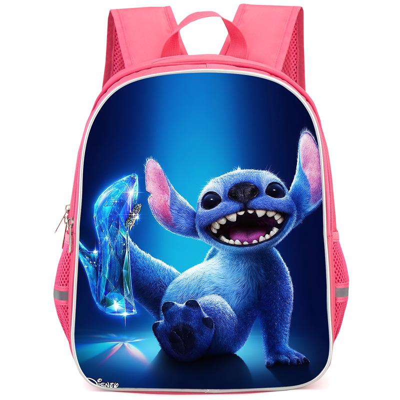 Stitch Peripheral Anime Backpack Men'S And Women'S School Bags