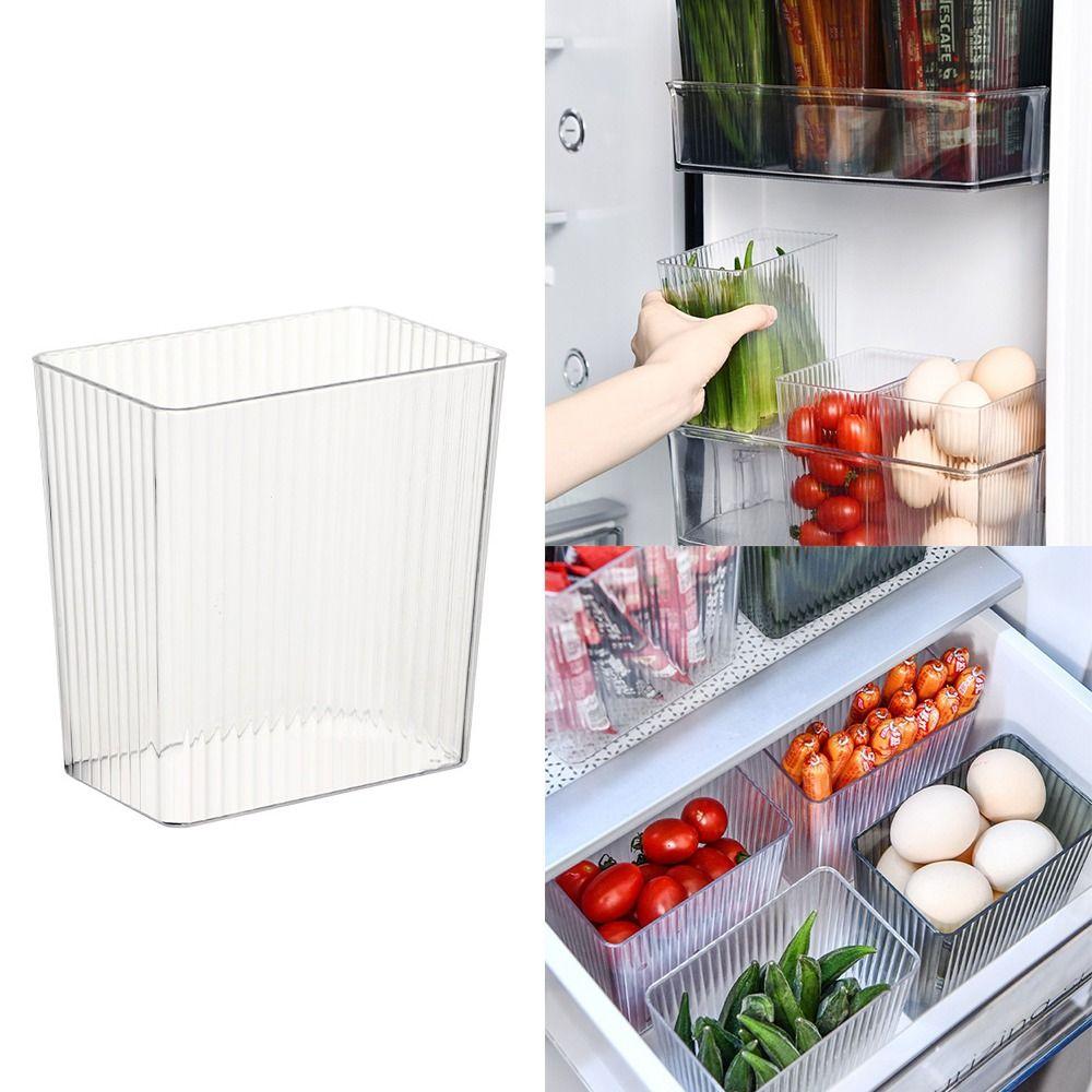 

Large Capacity Refrigerator Side Door Storage Box Food Preservation Box for Home Kitchen