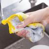 Dishwashing Sponges Cloth Double-sided Cleaning Spongs Scouring Pads 10PCS
