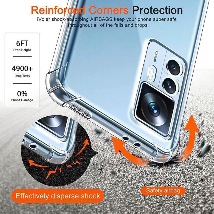 Case for Xiaomi 12T - 12T Pro - Shockproof Anti-Scratch Transparent Slim Reinforced Corners