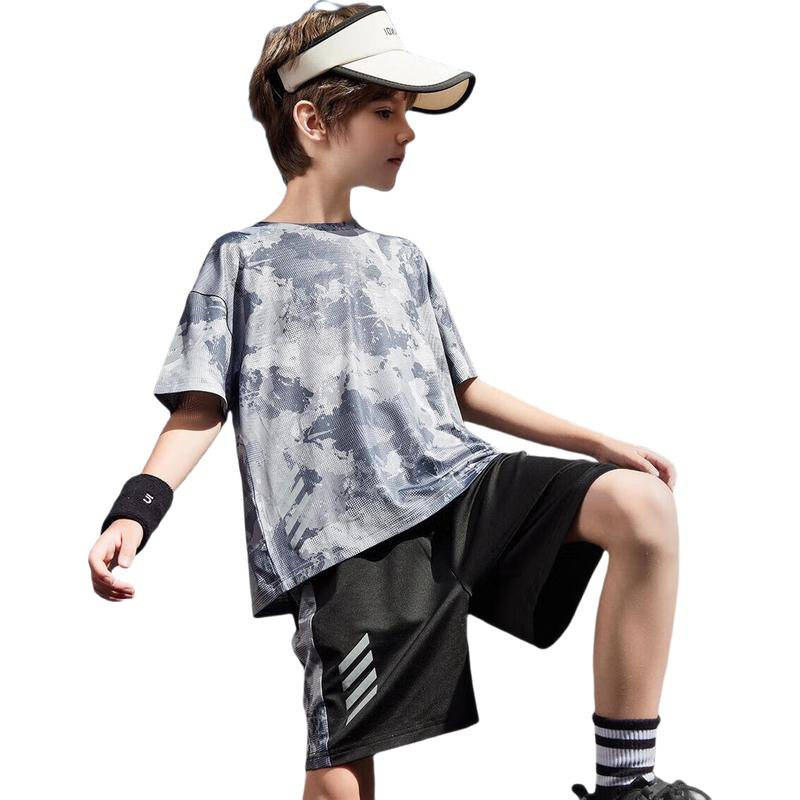 ASK JUNIOR Boys' Summer Sports Two-Piece Set