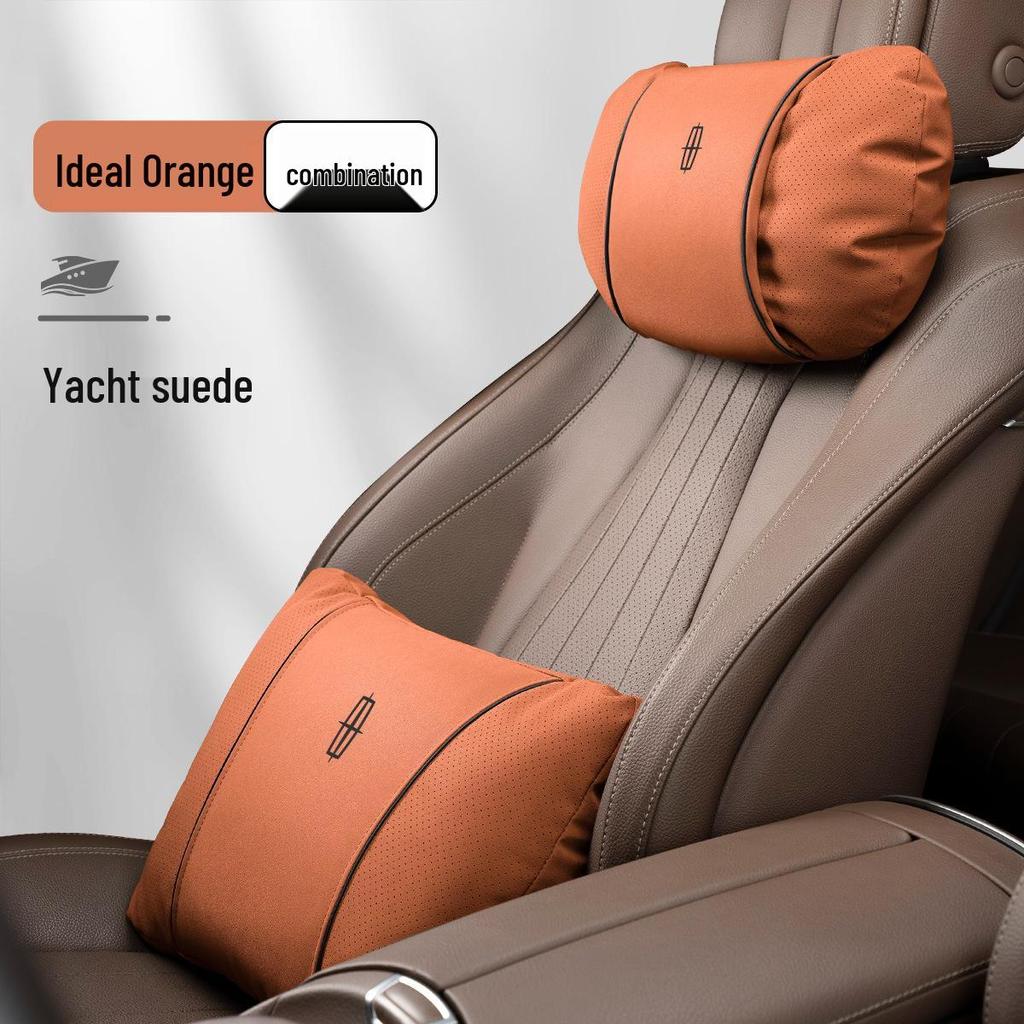 Lincoln Headrest Lumbar & Neck Support Pillow for Z, Adventure, Navigator, Aviator, Continental, MKZ