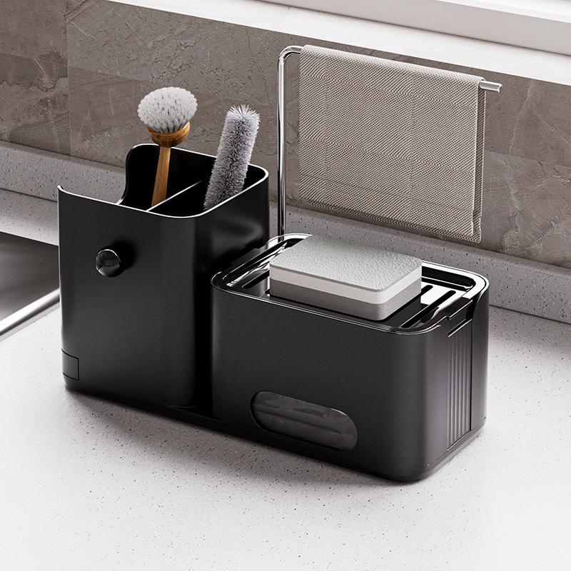 Multi-purpose Manual Soap Dispenser for Kitchen & Bathroom