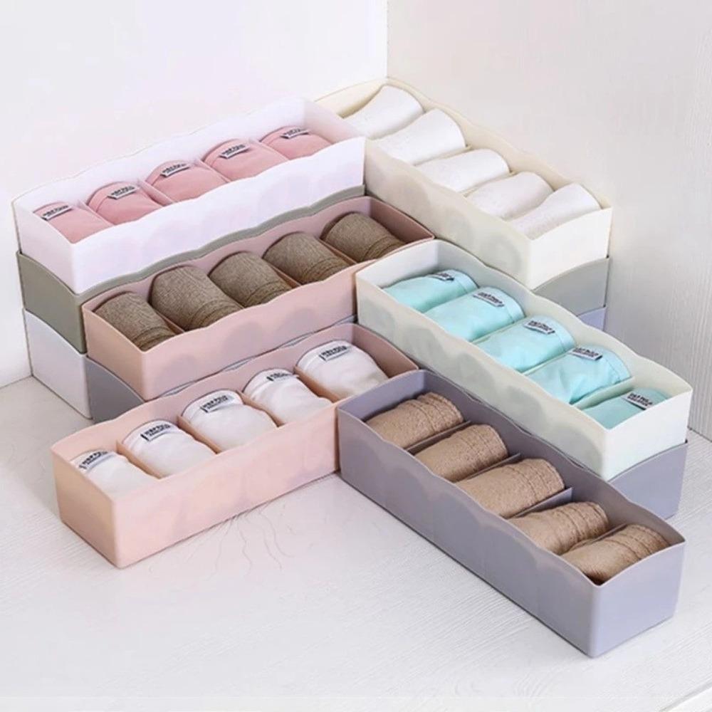 Can Be Stacked Underwear Storage Box Compartments Socks Case High Quality Bras Storage Box