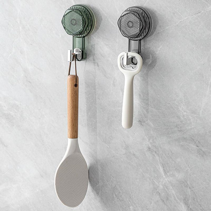 Rotating Suction Cup Hanging Hook Strong Load Bearing Wall Mounted Hanger