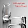 150ml Glass Baijiu Decanter with Scale – Compact Household Liquor Pot, 100ml, Handleless Design