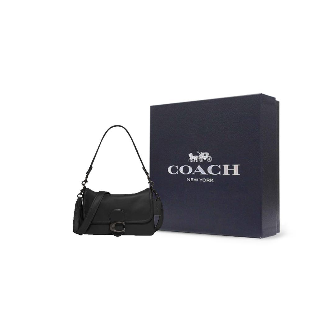 Nová kožená crossbody kabelka COACH Tabby, taška přes rameno, dámská, černá C4823-V5BLK