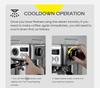 HiBREW 19Bar Semi Automatic Espresso Coffee Machine Temperature Adjustable 58mm Portafilter Cold/Hot Coffee Maker Metal CaseH10A