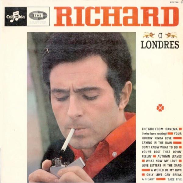 LP Record RICHARD ANTHONY - Richard A Londres FPX308 Columbia 1965 France Pop Used