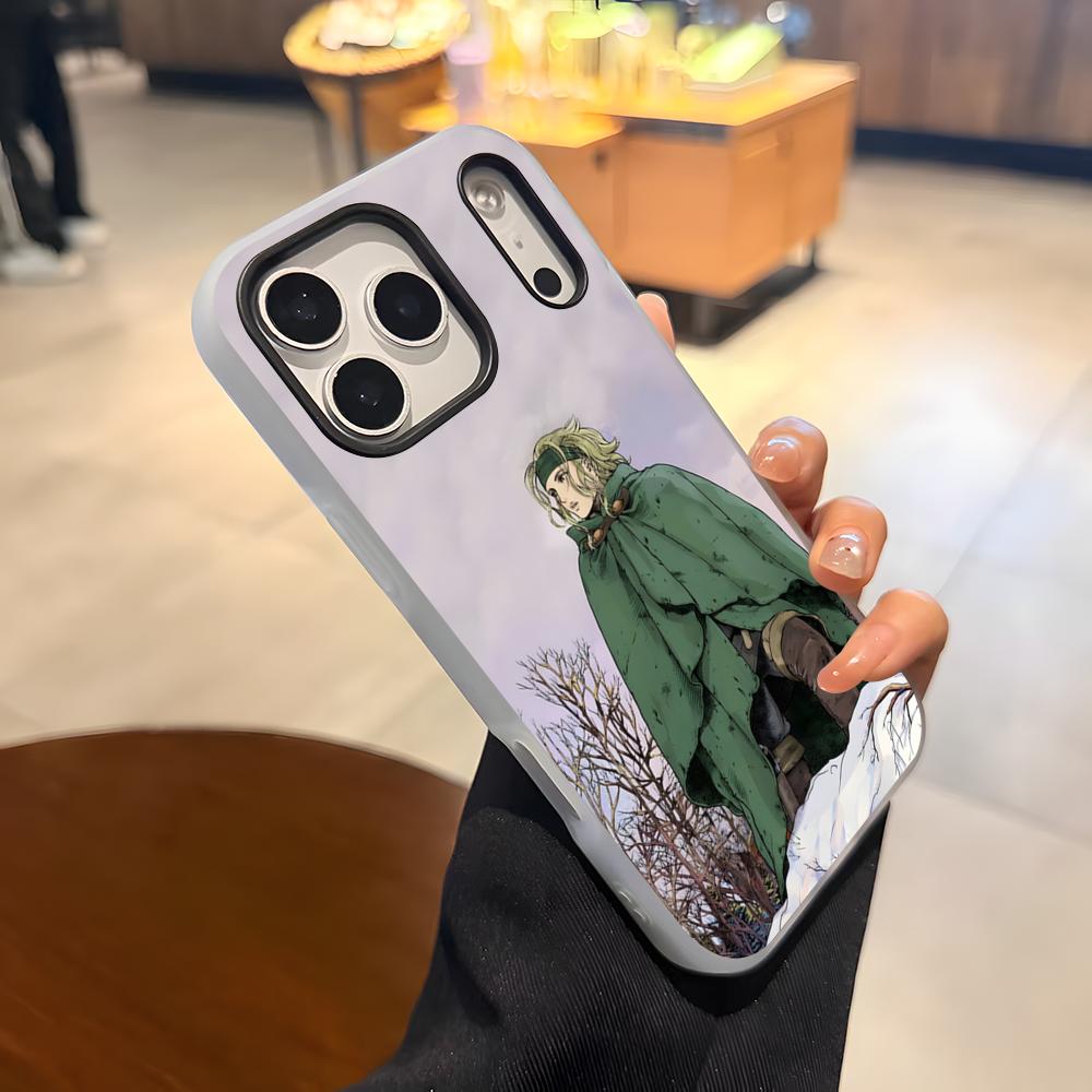 V-Vinland SagaS Hot Anime Phone Case For IPhone 17 Air 16 E 15 14 Plus 13 12 11 Pro Max Jelly 2 In 1 Protective Case