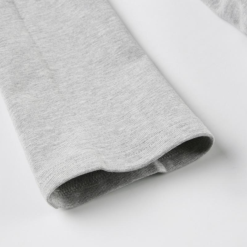 Stil Casual de Toamnă Velvet Subțire Sexy Decolteu în V cu Șnur Tricou Pantaloni Largi cu Talie Elastică Set Tricotat din Două Piese