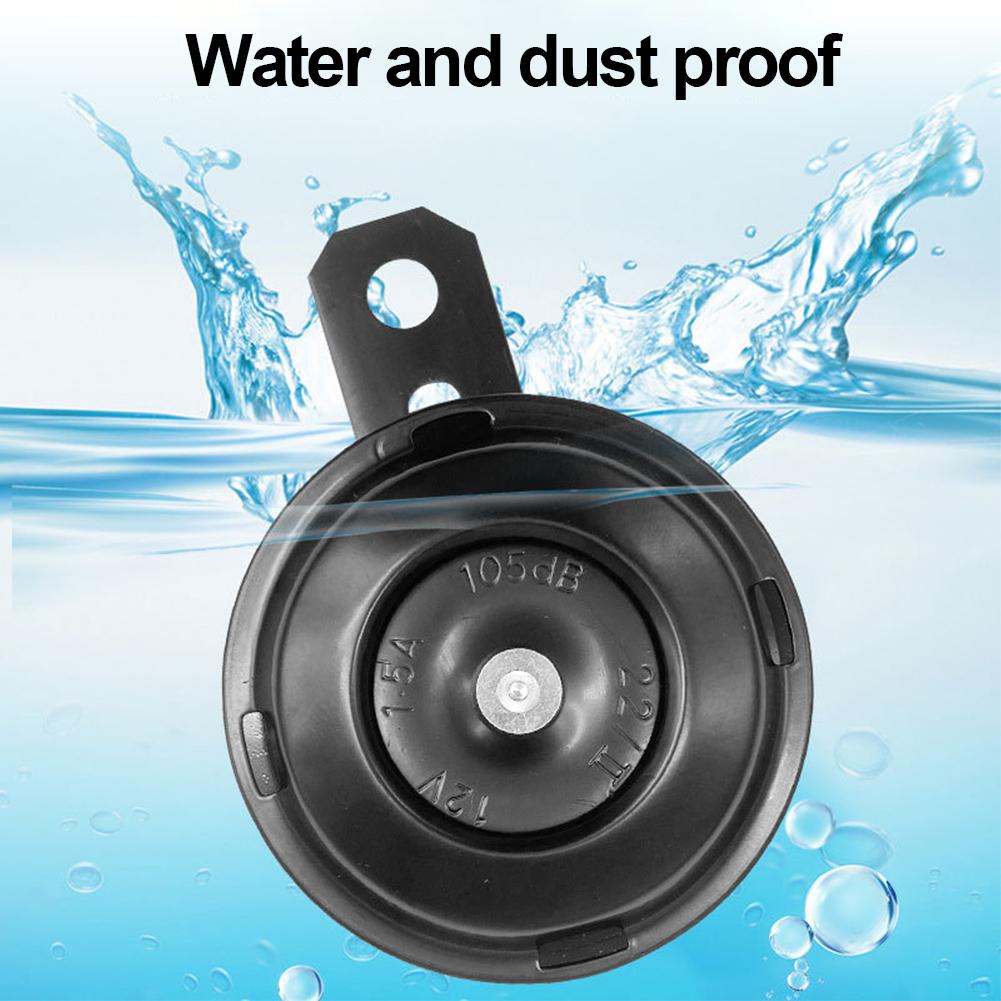 Vodotěsný elektrický klakson na kolo Elektronický hlasitý zvonek Trubka 12V 24V 60V Cívky z čisté mědi Obecný železný zvonek na motocykl/skútr