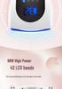 X30 Rechargeable 96W Portable Nail Gel Lamp - High Power Electroplated Nail Dryer