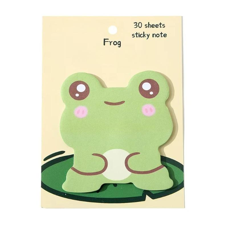 30 Sheets Cute Animal Sticky Notes Unusual Sticky Notes Cartoon N Times Message Sticky Memo Pad Stationary Office Accessories