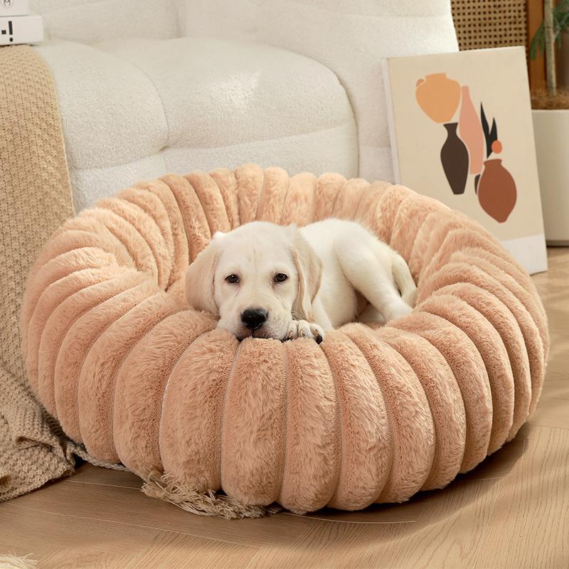 New Autumn and Winter Products High-quality Rabbit Hair Pet Nest High-quality Plush Cat Nest Dog Kennel Pet Mat Pet Supplies Dog Bed