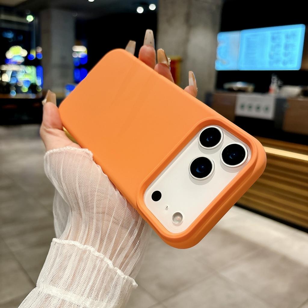 Official Liquid Silicone Fluorescence Candy Color Phone Case For iPhone 17 Air Pro Max Original Colorful Shockproof Bumper Cover