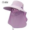 Spring and Summer New Sunscreen Women's Visor Fashionable Breathable Bucket Hat Nylon Men's and Women's Fishing Hat