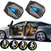 Moving Animated Projection Welcome Light for Girl and Moon, LED Door Lights Shadow Welcome Lamp for Vehicles Motorcycle