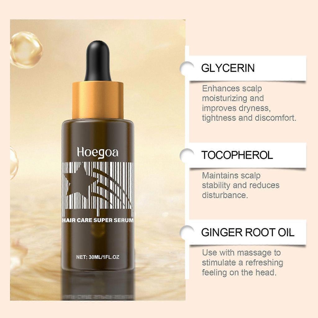 Hoegoa Scalp Care Essential Oil - Refreshing And Moisturizing Hair Treatment For Dry Hair, Smooth, Lightweight, And Shiny