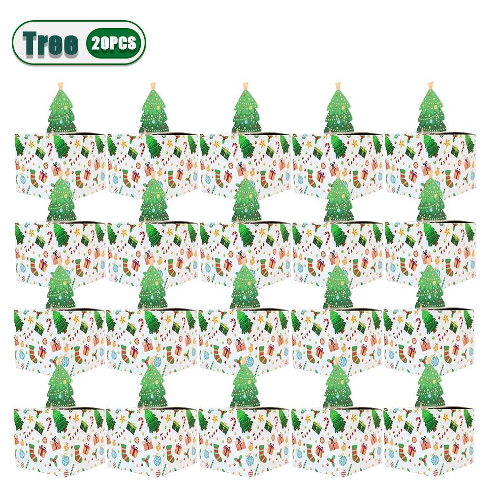 Christmas Surprise Box Festive Money Draw Gift Box with Santa Claus Elk Tree Pattern Holiday Party Supplies Home Decoration