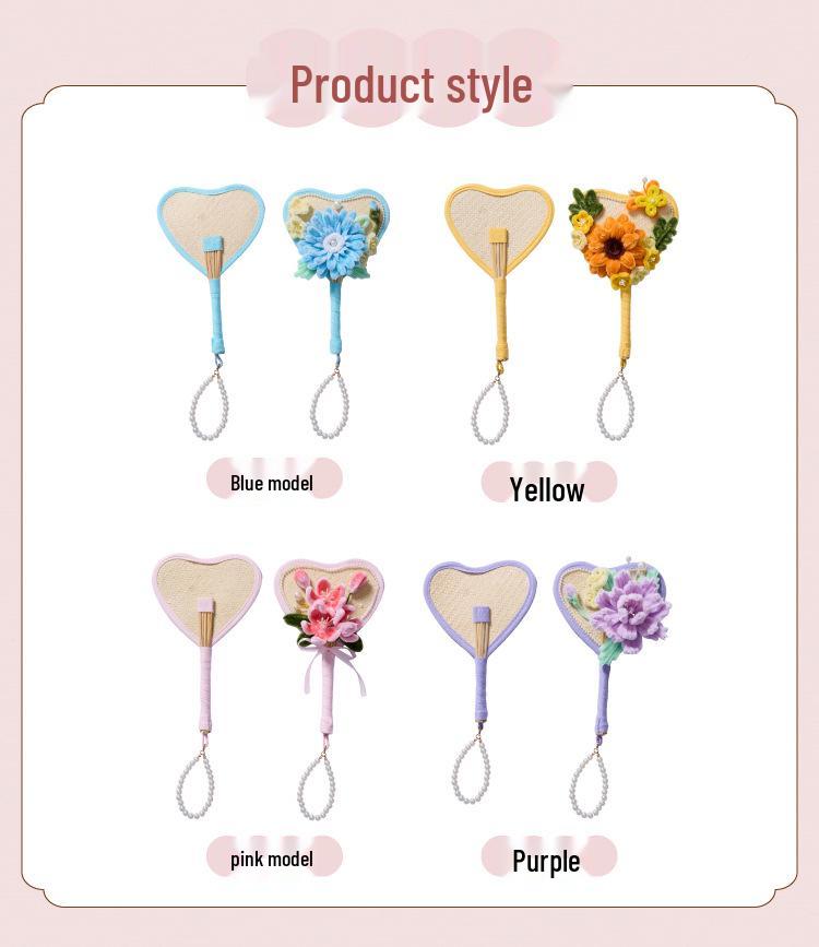 Teacher's Day Reed Fan DIY Craft Kit - Handmade Gift for Teachers