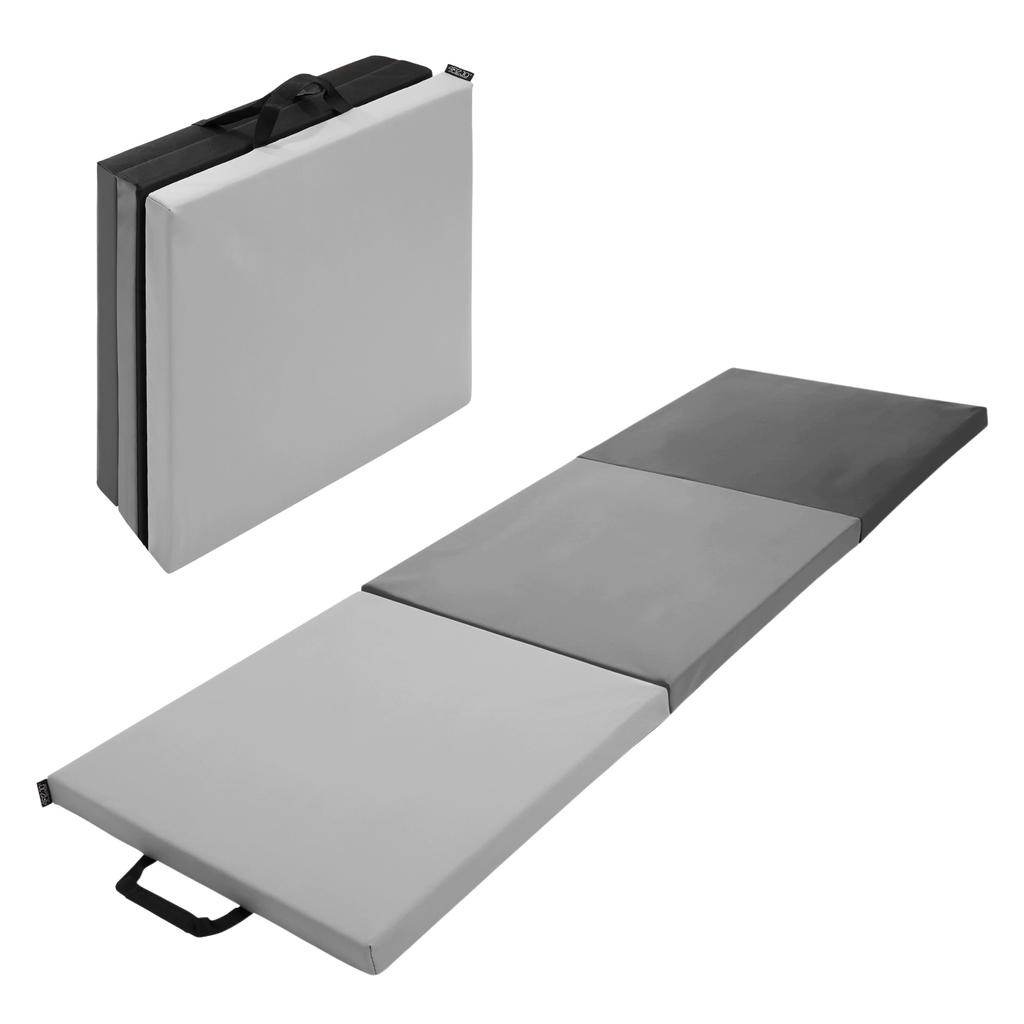 Folding Gymnastic Mattress 180x60x5 Cm - Black