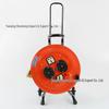 Portable Mobile Cable Reel with 3-4 Sockets, 30m/50m/100m Power Cable, Industrial Use
