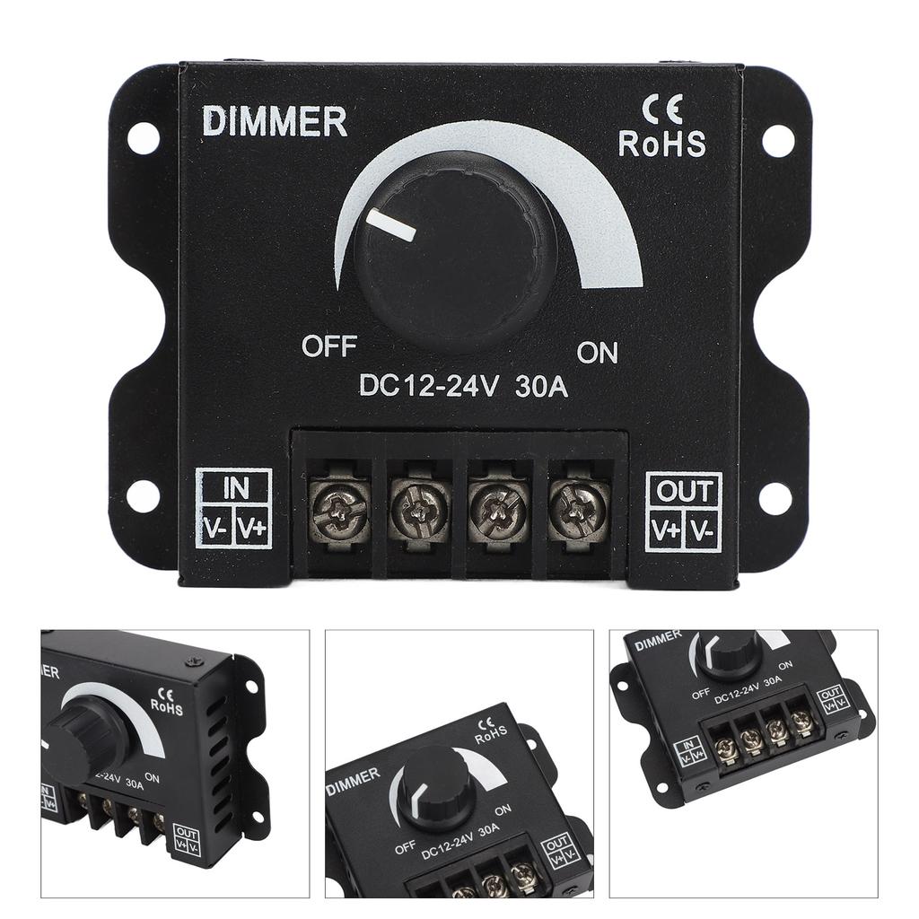 Variator LED Un Canal Dimare Fără Trepte Disipare Excelentă a Căldurii Variator Bandă Luminoasă LED DC