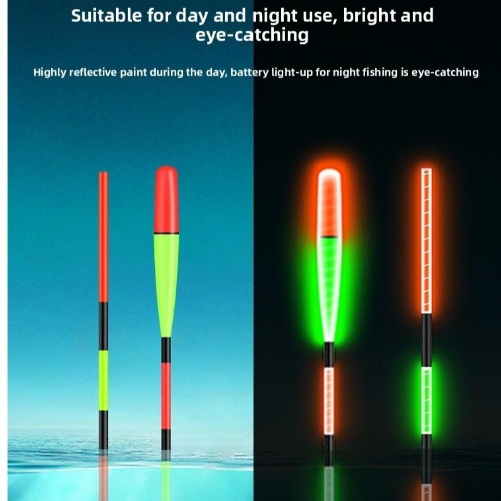 2pcs Super Bright Luminous Float Ultra Sensitive Electronic Floats  Night Fishing