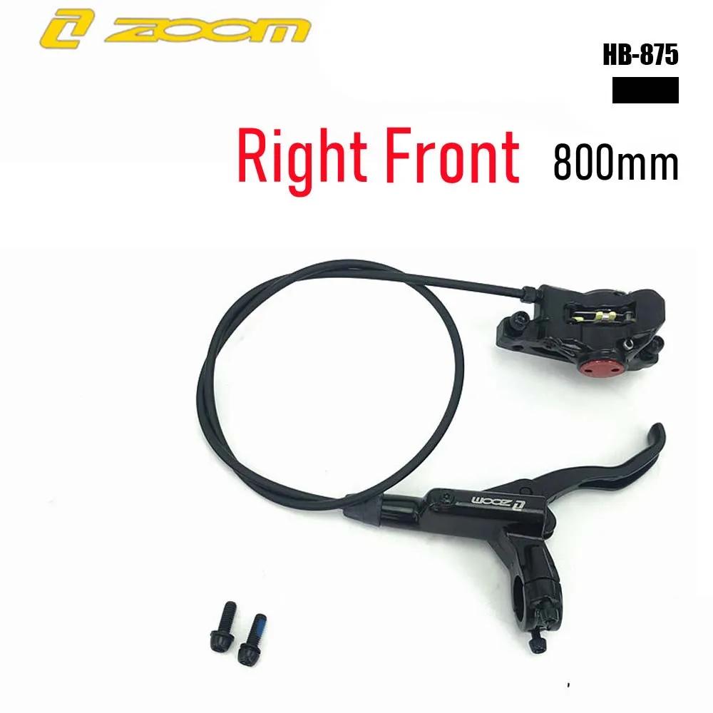 ZOOM HB875 MTB Bike Hydraulic Disc Brake Set 800/1400mm Left Front/Right Rear Mountain Bicycle Oil Pressure