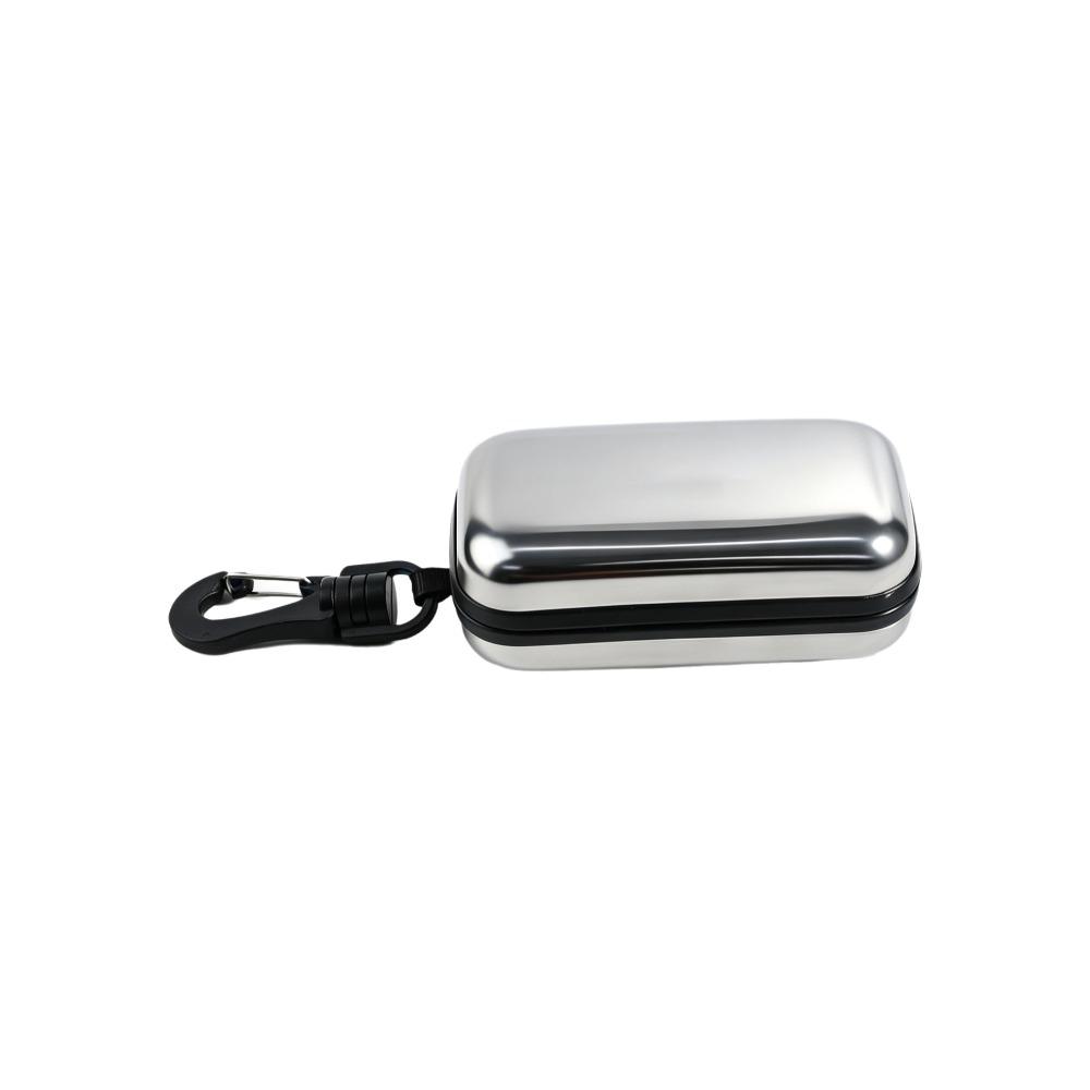 Portable Reading Glasses Box Stainless Steel Presbyopic Storage Case Simple Eyeglass Case Travel