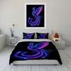 Neon Phoenix Art Set Soft Comfortable Duvet Cover Bedding Set Included 1*Duvet Cover & 2*Pillowcases, Gift