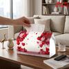 1pc Red Balloon & Gift Tissue Box with Balloon Lid Suitable for Kitchen, Living Room,, Decor - Reusable Napkin Dispenser Holder, Compact Tabletop Stor
