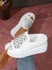 Cool Slippers Female Summer Wear 2025 New All-match Internet Celebrity Thick-soled Increased Semi-slippers Female