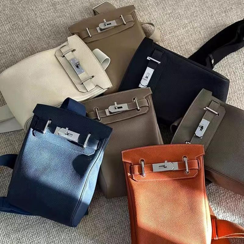Nová taška unisex náprsní taška vysoce kvalitní prvotřídní hovězí kůže přes rameno crossbody taška dojíždění ledvinka ženy
