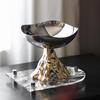 Elegant Stainless Steel Fruit Bowl - Creative Home Dining and Coffee Table Decoration Tray