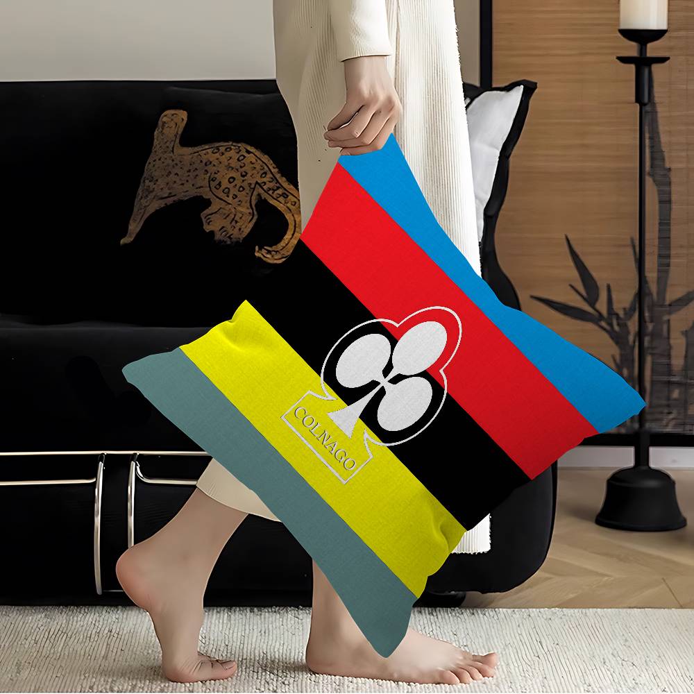 Colnago Logo Pillow Anime Pillow Sofa Bed Head Pillow Cover Cushion Cover 45X45 Cm Fashion