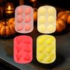 6 Cavity Fruit Shape Chocolate Candy Molds Watermelon Strawberry Lemon Pineapple Fruit Silicone Mold Tray