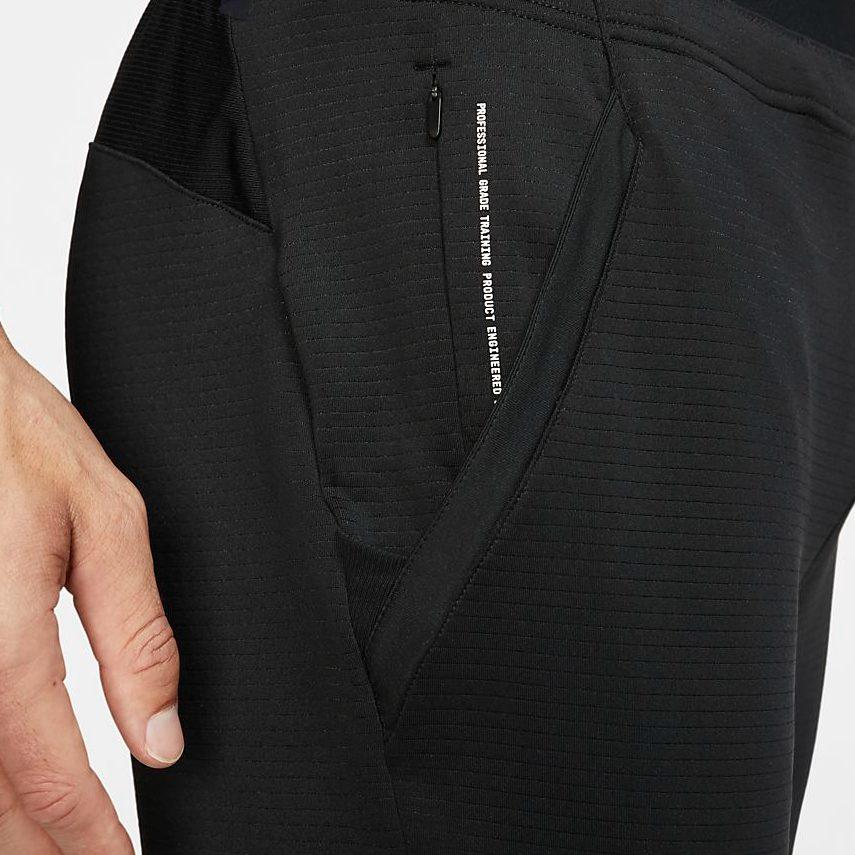 Nike Knitted Sweatpants Men's Black Moderate Slim Fit Pants BV5516-010