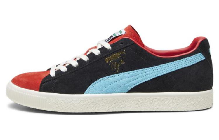 

PUMA Clyde Og Black Red Blue 391962-04 45