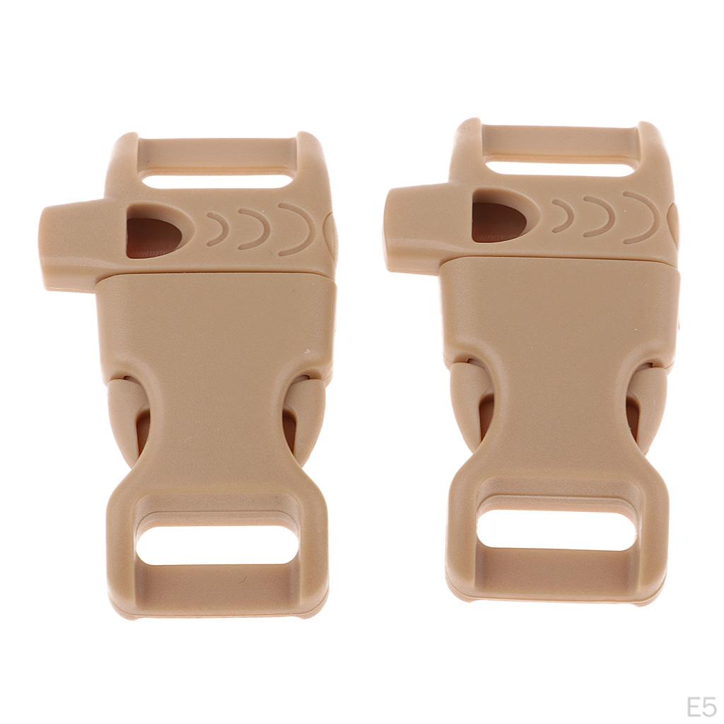 10 Överlevnadsspännen för Utomhuscamping Paracord-armband