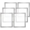Screen Printing Kit, 6 Pieces Aluminum Silk Screen Printing Frames, 20x24inch Silk Screen Printing Frame with 160 Count Mesh, High Tension Nylon Mesh