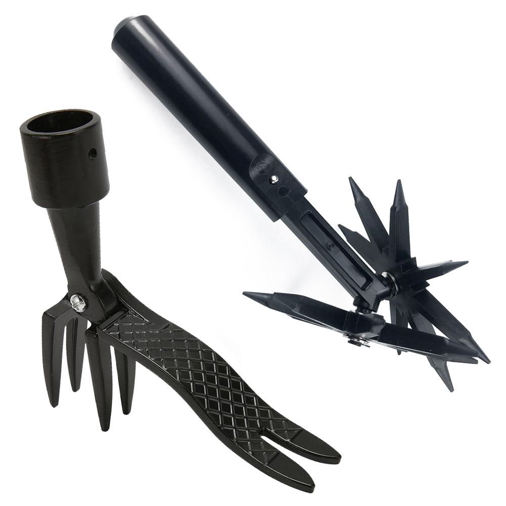 

Инструмент для прополки травы и рыхления почвы, пластиковый инструмент для удаления сорняков и садовый культиватор, набор инструментов для роторной культивации, садовый инструмент чёрный