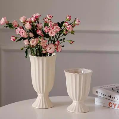 Plant Pots Table Decoration Ornaments Flower Arrangement Ceramic Vases Room Aesthetic Decor