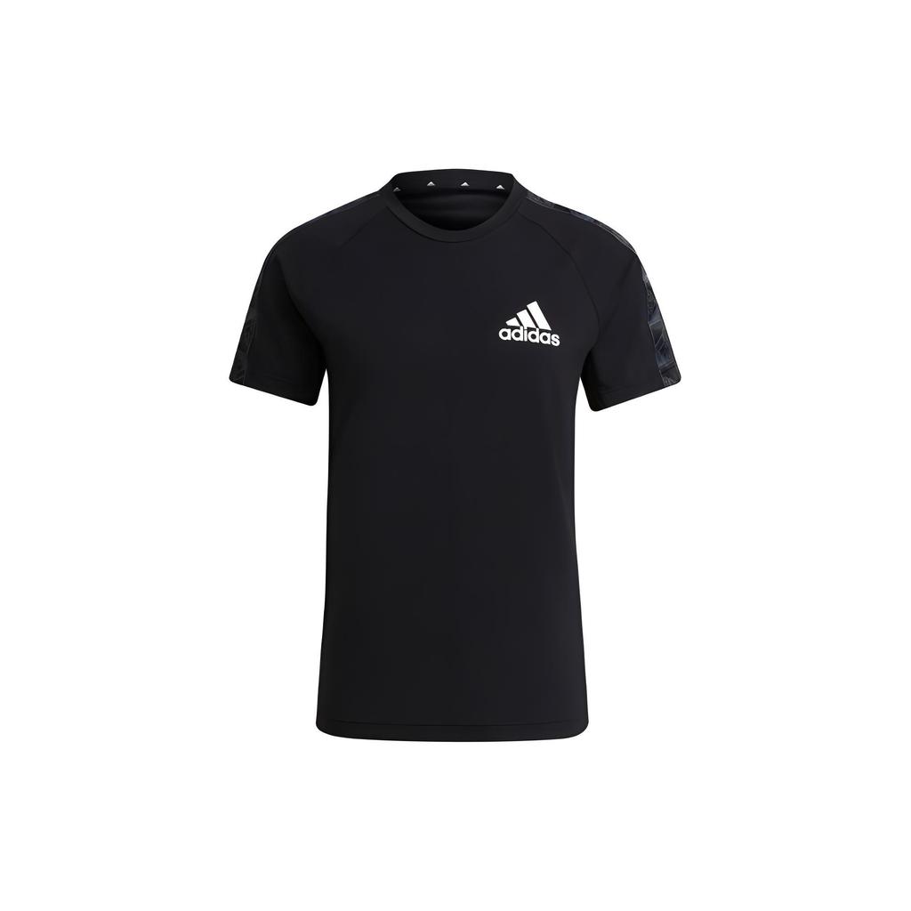adidas T Shirt Men's Black White GR9677
