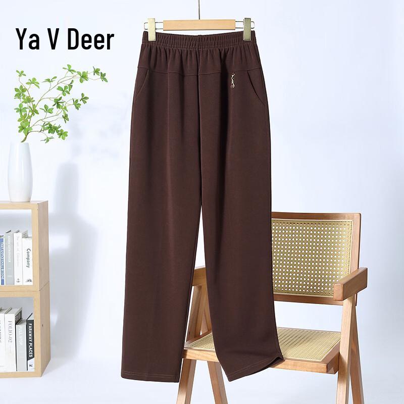 Женские повседневные свободные брюки прямого кроя Yalu 2025 5XL